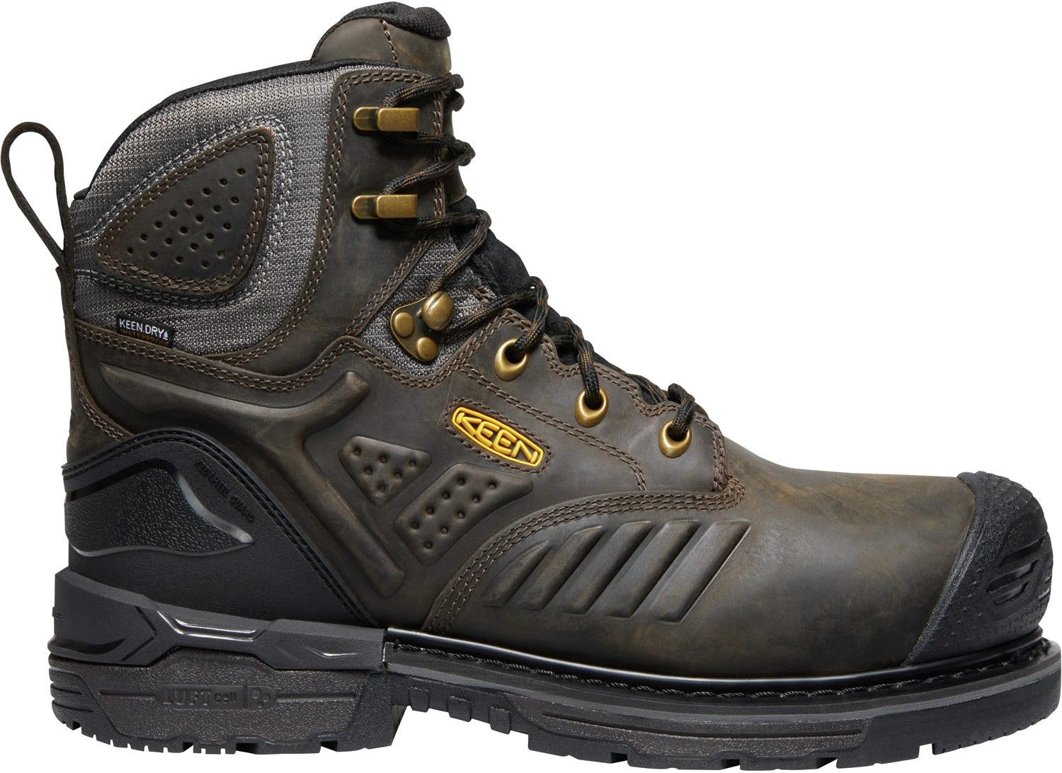 'Keen Utility' Men's 6" Philadelphia WP Comp Toe - Cascade Brown / Black 3 'Keen Utility' Men's 6" Philadelphia WP Comp Toe - Cascade Brown / Black