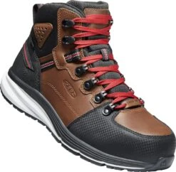 'Keen Utility' Men's Red Hook EH WP Comp Toe Hiker - Tobacco / Black -Sports Shop 1024576 3Q large 1024x1024@2x