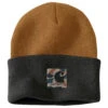 'Carhartt' Men's Knit Camo Patch Beanie - Carhartt Brown -Sports Shop 105523 BRN MF22 e 1024x1024@2x
