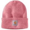 'Carhartt' Rib Knit Beanie - Pink Salt / Rosewood Marl