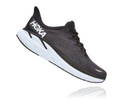 'HOKA' Men's Clifton 8 - Black / White -Sports Shop 1119393 BWHT 2 1024x1024@2x