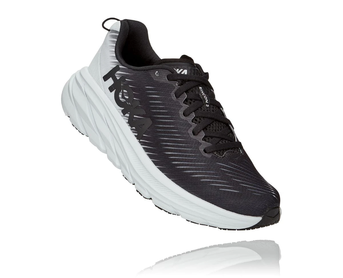 'HOKA' Women's Rincon 3 - Black / White 3 'HOKA' Women's Rincon 3 - Black / White