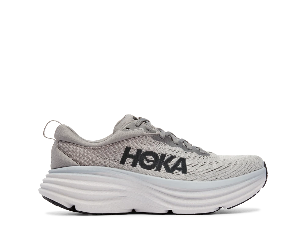 'HOKA' Men's Bondi 8 - Sharkskin / Harbor Mist (X-Wide) 6 'HOKA' Men's Bondi 8 - Sharkskin / Harbor Mist (X-Wide) - Image 4