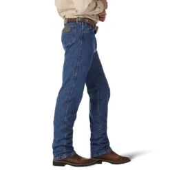 'Wrangler' Men's George Strait Cowboy Cut® Original Fit - Heavyweight Stone Denim -Sports Shop 13MGSHD BS01 SWBB PRD 1024x1024@2x