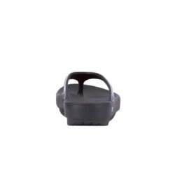 'OOFOS' Women's OOlala Thong - Black Patent -Sports Shop 1400BLK 5 1024x1024@2x