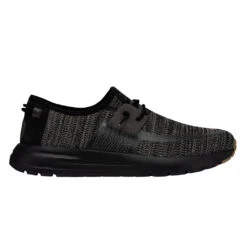 'Hey Dude' Men's Sirocco Sneaker - Black -Sports Shop 40140 0WM SIROCCO BLACKNIGHT RIGHTSIDE 1024x1024@2x