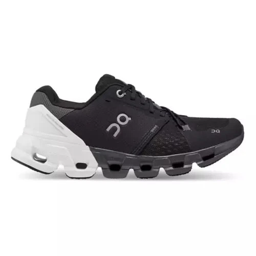 'On Running' Women's Cloudflyer 4 - Black / White (Wide) 3 'On Running' Women's Cloudflyer 4 - Black / White (Wide)