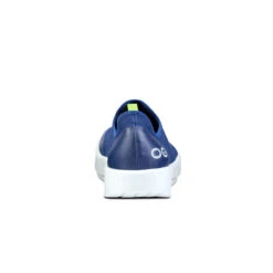 'OOFOS' Women's OOmg EeZee Low Shoe - White / Navy -Sports Shop 5072WHTNVY shot5 1024x1024@2x