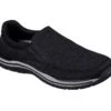'Skechers' Men's Expected Gomel Slip On - Black -Sports Shop 65086 BLK large cf59c1c6 ae45 4c43 9271 bc5a9c2b5a23 1024x1024@2x