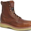'Work Zone' Men's 8" Moc Wedge Soft Toe - Brown -Sports Shop 834 1024x1024@2x