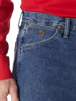 'Wrangler' Men's George Strait Cowboy Cut® Slim Fit - Heavyweight Stone Denim -Sports Shop 936GSHD BD02 RWBD PRD 1024x1024@2x