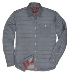 'Dakota Grizzly' Men's Lucas Quilted Jacket - Gunmetal