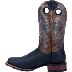 'Dan Post' Men's 11" Deuce Western Wide Square Toe - Black / Brown -Sports Shop DP4558 3 1024x1024@2x