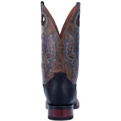'Dan Post' Men's 11" Deuce Western Wide Square Toe - Black / Brown -Sports Shop DP4558 4 1024x1024@2x