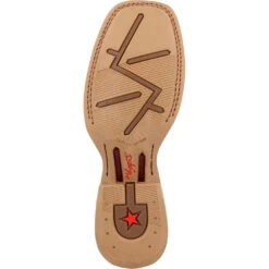 'Durango' Women's 12" Lady Rebel Pro Square Toe - Sand -Sports Shop DRD0437 outsole 1024x1024@2x