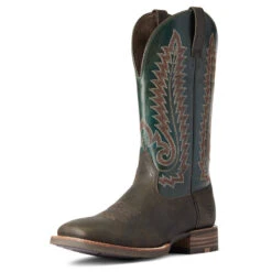 'Ariat' Men's Creston Square Toe - Tan / Sea Grass -Sports Shop F21 MNS WEST 10038263 3 4 front 1024x1024@2x