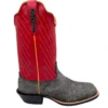 'Fenoglio' Men's 13" Cape Buffalo Western Square Toe - Grey / Red -Sports Shop FB342426281 1024x1024@2x