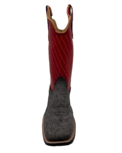 'Fenoglio' Men's 13" Cape Buffalo Western Square Toe - Grey / Red -Sports Shop FB342426283 1024x1024@2x