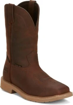 'Justin' Men's 11" Buster Water Buffalo EH WP Steel Toe - Pecan Brown 13 'Justin' Men's 11" Buster Water Buffalo EH WP Steel Toe - Pecan Brown -Sports Shop JST 001 SE3101 1024x1024@2x