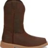 'Justin' Men's 11" Buster Water Buffalo EH WP Steel Toe - Pecan Brown -Sports Shop JST 004 SE3101 1024x1024@2x