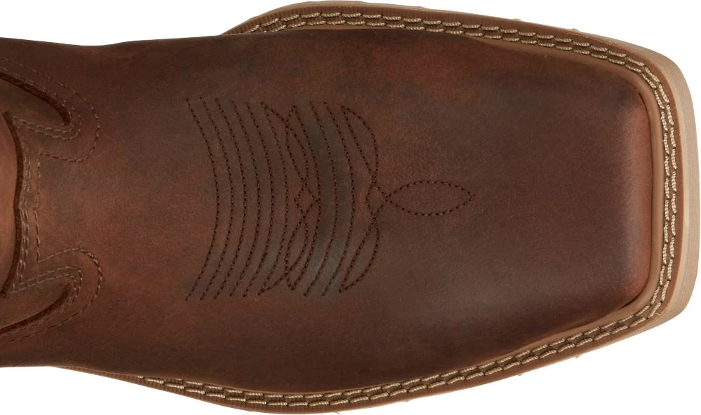 'Justin' Men's 11" Buster Water Buffalo EH WP Steel Toe - Pecan Brown 3 'Justin' Men's 11" Buster Water Buffalo EH WP Steel Toe - Pecan Brown - Image 2