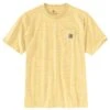'Carhartt' Men's Loose Fit Heavyweight Pocket T-Shirt - Golden Haze Snow Heather -Sports Shop K87 G22 MS20 1 1024x1024@2x