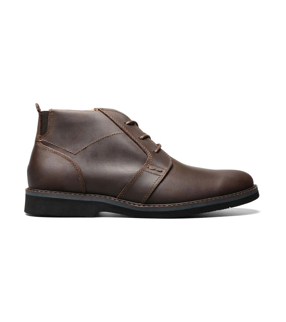 'Nunn Bush' Men's Barklay Plain Toe Chukka - Brown 3 'Nunn Bush' Men's Barklay Plain Toe Chukka - Brown