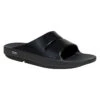 'OOFOS' Women's OOahh Luxe Slide - Black -Sports Shop OOahh Luxe 1101 Black 1024x1024@2x