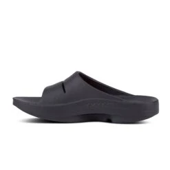 'OOFOS' Unisex OOahh Slide Sandal - Black -Sports Shop Product Images1100BLK 4 1024x1024@2x