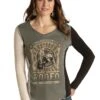 'Panhandle Slim' Women's Princess Seam Rodeo Tee - Olive -Sports Shop WLWT22R0T7 1024x1024@2x