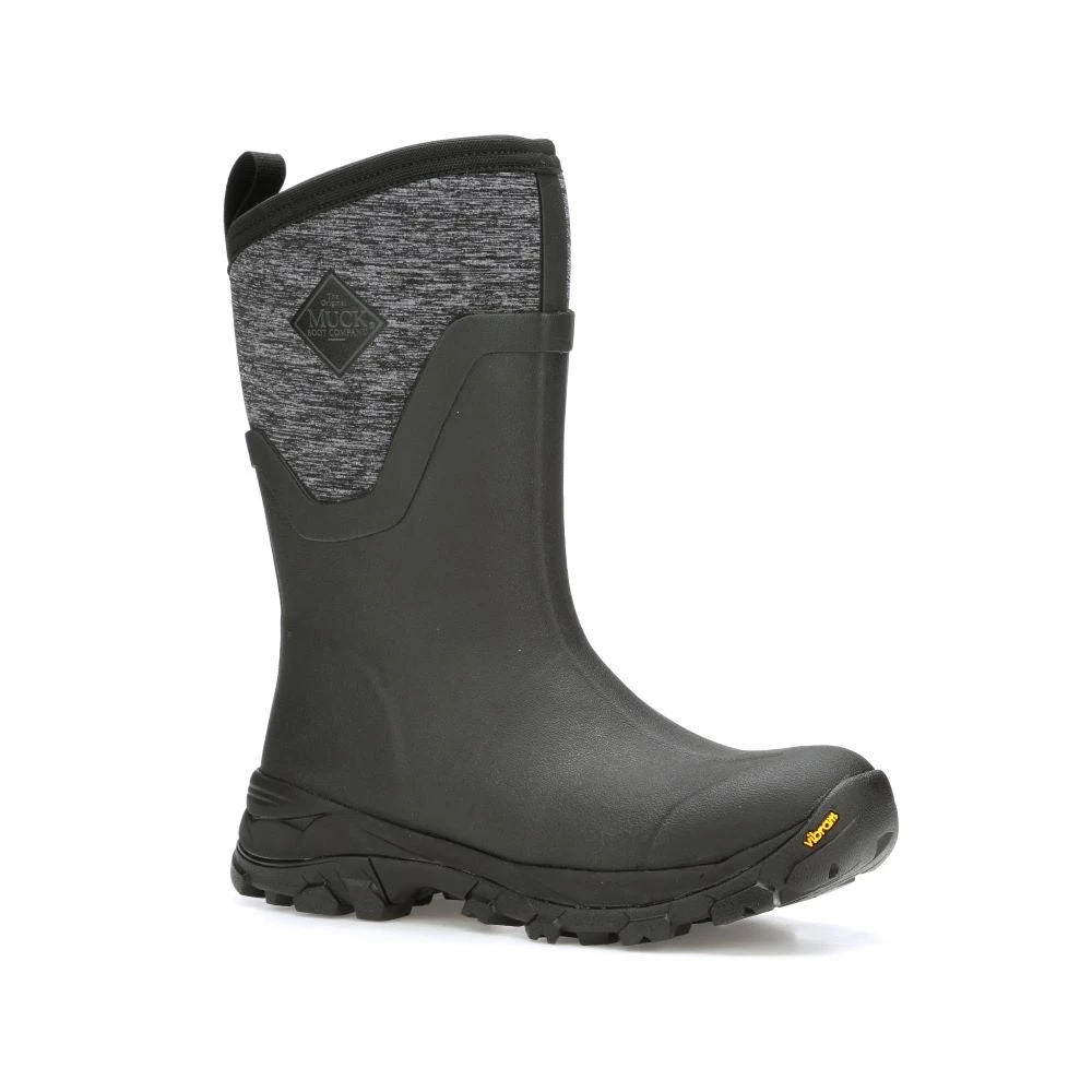'Muck' Women's Arctic Ice Mid WP Boot - Black / Jersey Heather 3 'Muck' Women's Arctic Ice Mid WP Boot - Black / Jersey Heather