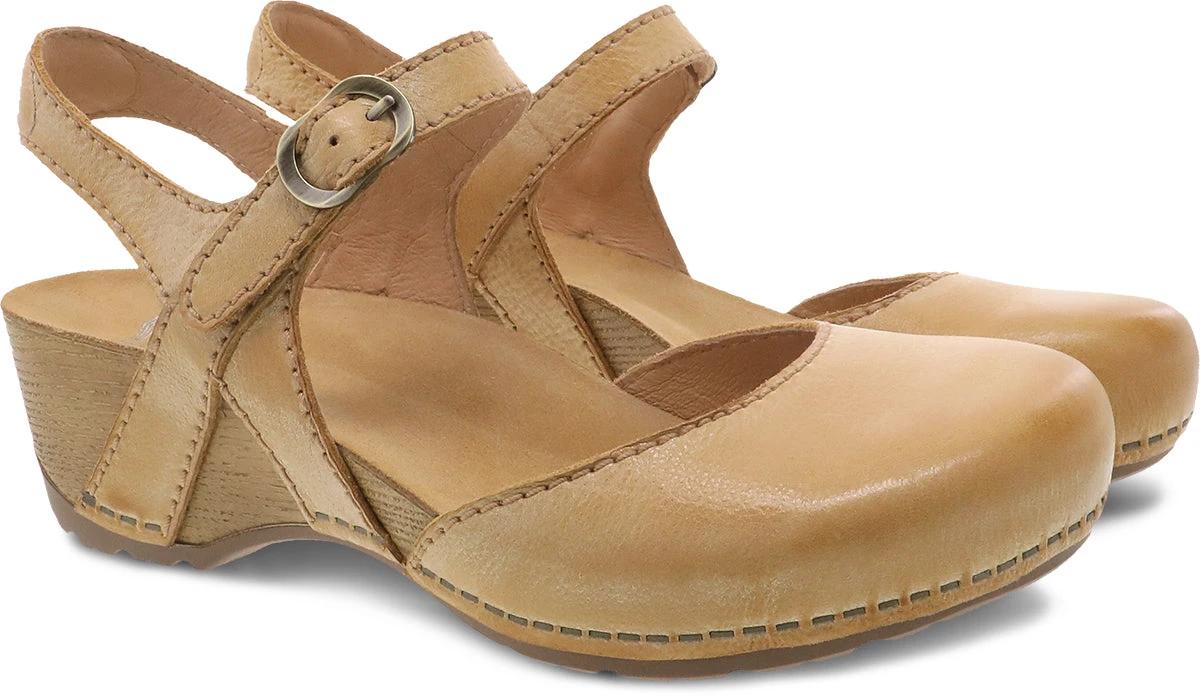 'Dansko' Women's Tiffani - Tan Milled Burnished 7 'Dansko' Women's Tiffani - Tan Milled Burnished - Image 5