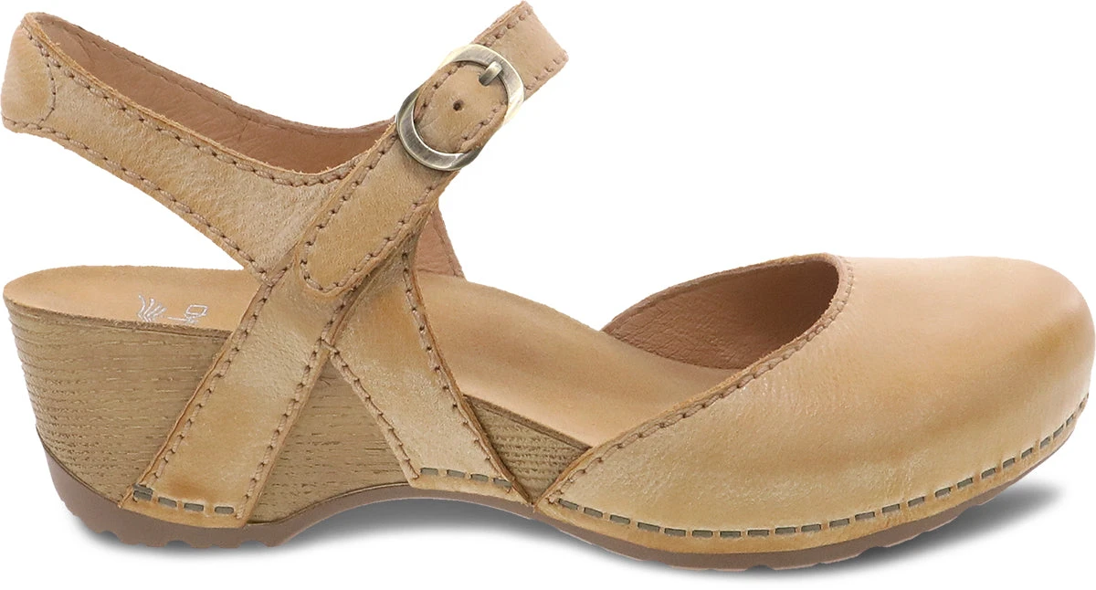 'Dansko' Women's Tiffani - Tan Milled Burnished 3 'Dansko' Women's Tiffani - Tan Milled Burnished