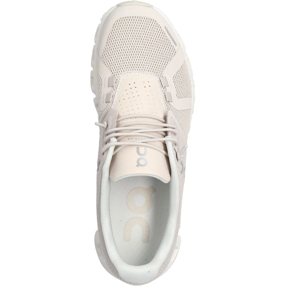'On Running' Women's Cloud 5 - Pearl / White 4 'On Running' Women's Cloud 5 - Pearl / White - Image 2